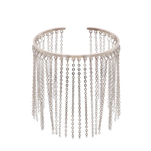 Bracelete folheado liso correntes penduradas (promoção 50%)