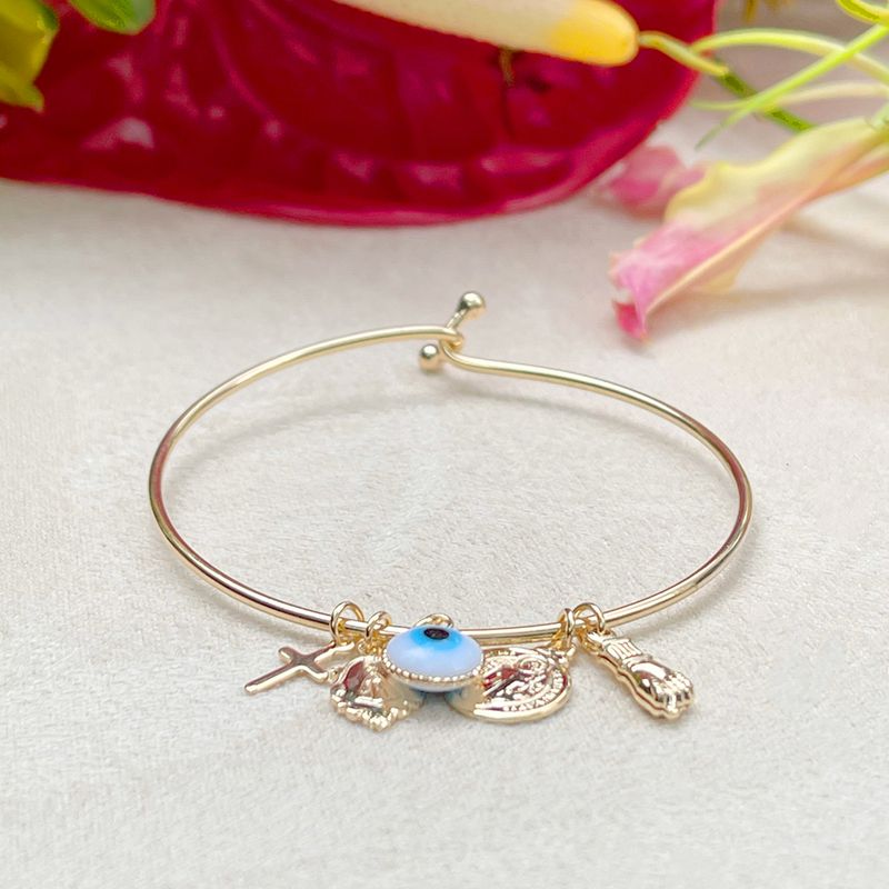 Bracelete Dupla Proteção Banho de Ouro 18K