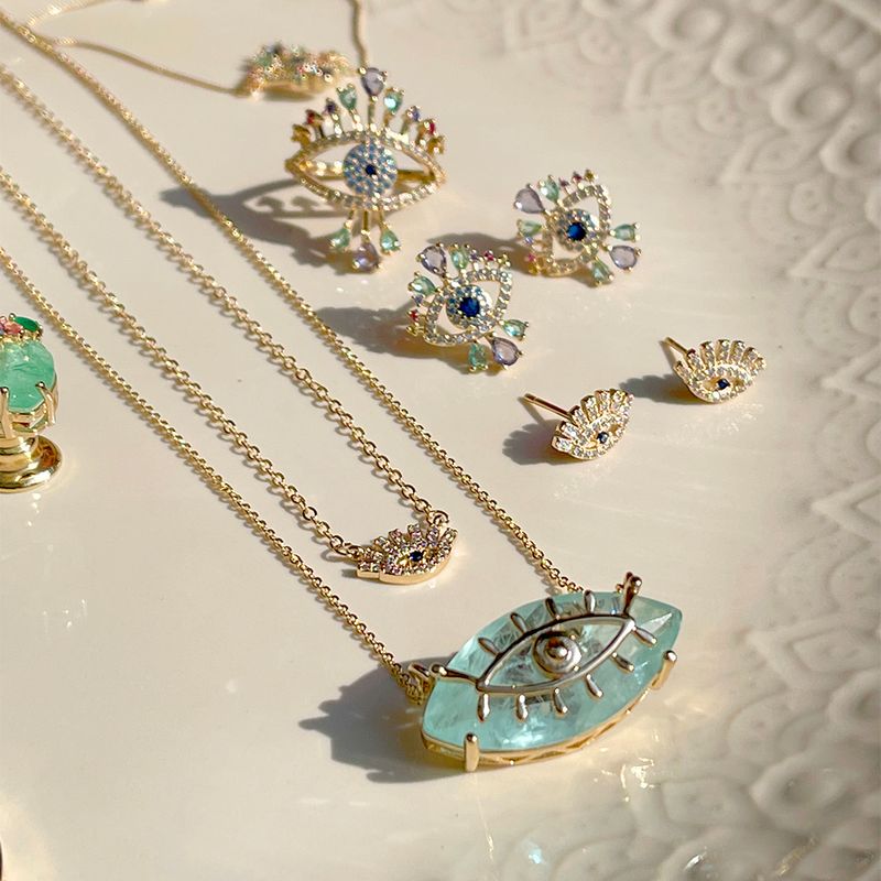 Anel-Cristal-Ametista-Olho-Grego-Banho-de-Ouro-18K-