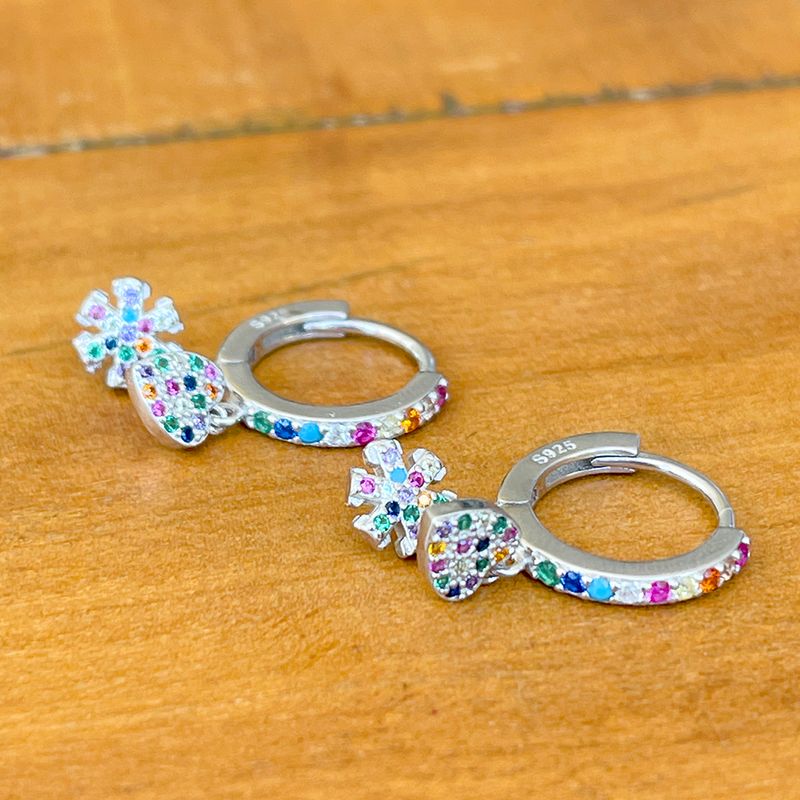 Brinco-Ear-Bling-Coracao-Flocos-Zirconia-Roxa-Prata-925