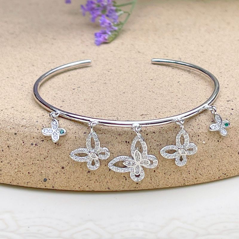 Bracelete-Zirconia-Verde-Butterfly-