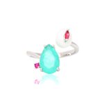 Anel-Perola-Grao-Gota-de-Fusion-Turmalina-Banho-de-Rodio-Branco-