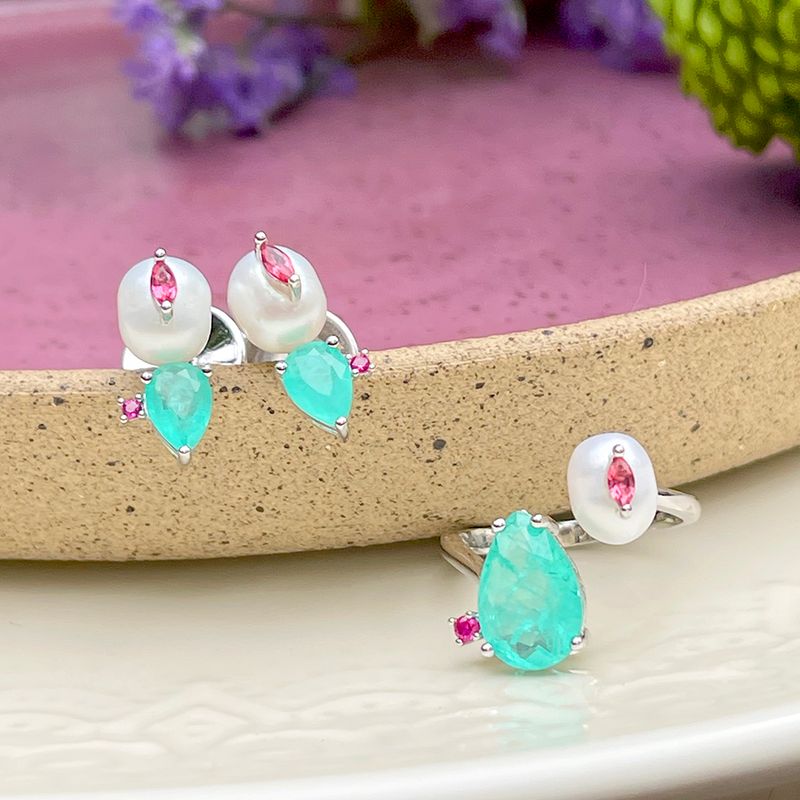 Anel-Perola-Grao-Gota-de-Fusion-Turmalina-Banho-de-Rodio-Branco-