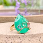 Anel-Gota-Princesa-Fusion-Esmeralda-Banho-de-Ouro-18K