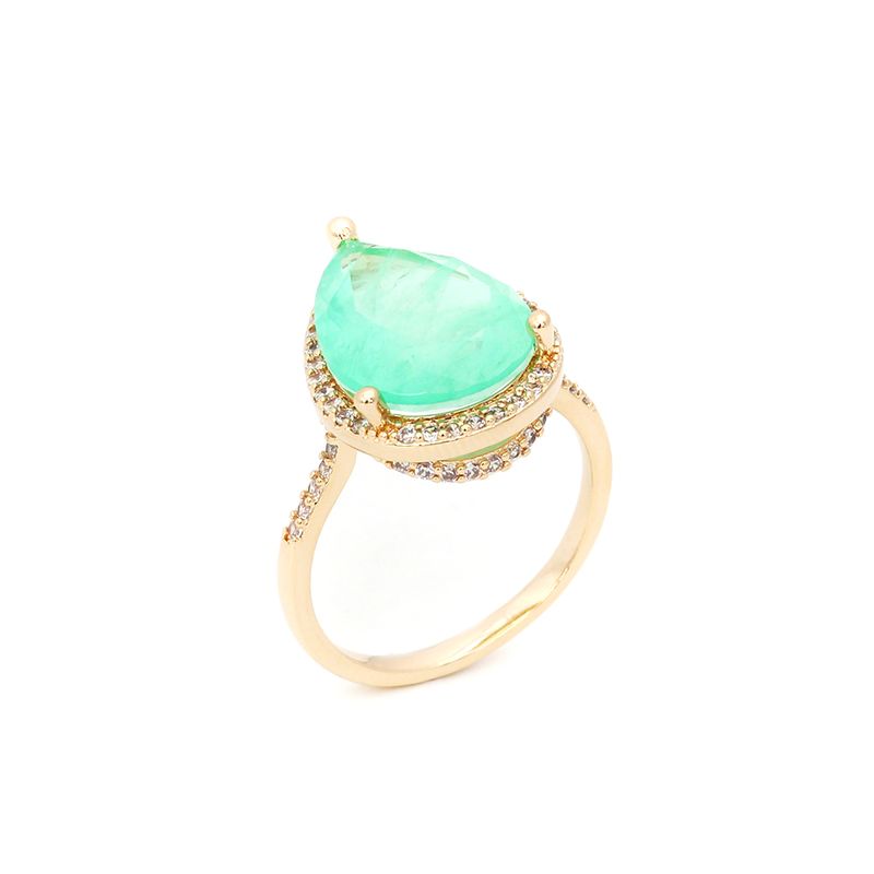Anel-Gota-Cravejada-Fusion-Esmeralda-Colombiana-Banho-de-Ouro-18K