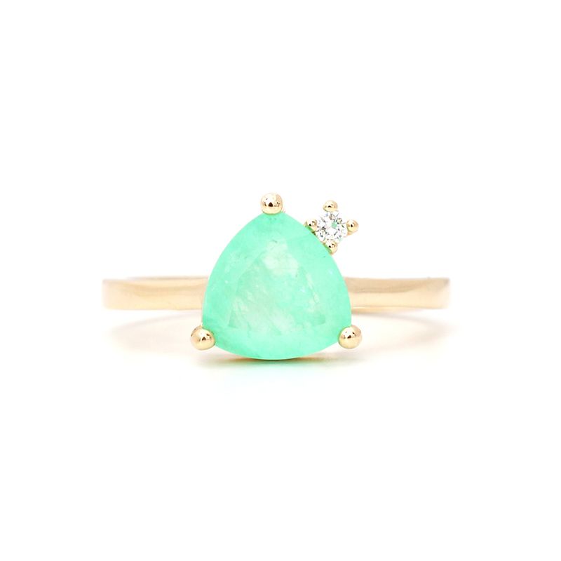 Anel-Triangulo-Fusion-Esmeralda-Colombiana-Banho-de-Ouro-18K