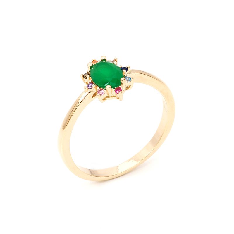 Anel-Oval-Cravejado-Cristal-Esmeralda-Banho-de-Ouro-18K-