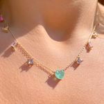 Colar-Coracao-Formas-Fusion-Turmalina-Banho-de-Ouro-18K