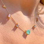 Colar-Coracao-Formas-Fusion-Turmalina-Banho-de-Ouro-18K