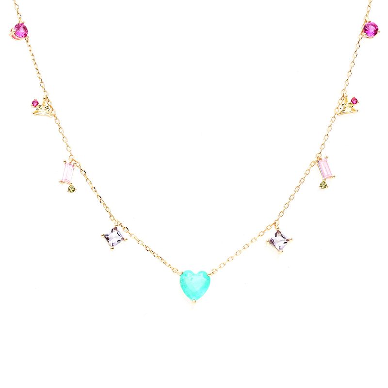 Colar-Coracao-Formas-Fusion-Turmalina-Banho-de-Ouro-18K