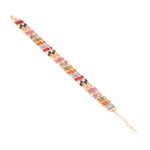 Pulseira-Trilho-Cristal-Podange-Banho-de-Ouro-18K-