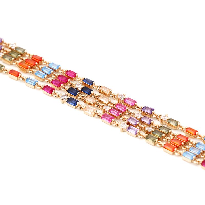 Pulseira-Trilho-Cristal-Podange-Banho-de-Ouro-18K-