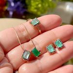 Anel-Solitario-Retangular-Fusion-Esmeralda-Colombiana-Banho-de-Ouro-18K-