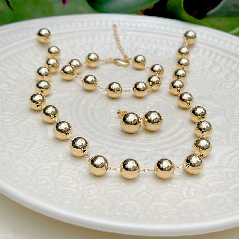 Brinco-Bola-Liso-12mm-Banho-de-Ouro-18K