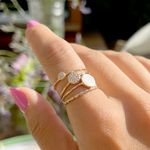 Kit-de-Aneis-Regulaveis-Redondo-Trancado-Banho-de-Ouro-18K