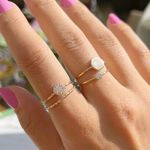 Kit-de-Aneis-Regulaveis-Redondo-Trancado-Banho-de-Ouro-18K