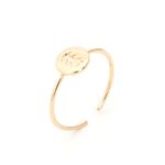 Anel-Liso-Medalha-Menina-Banho-de-Ouro-18K