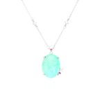 COLAR-FUSION-ESMERALDA-COLOMBIANA-ZIRCONIA-VERMELHA-ZIRCONIA-BRANCA-OVAL
