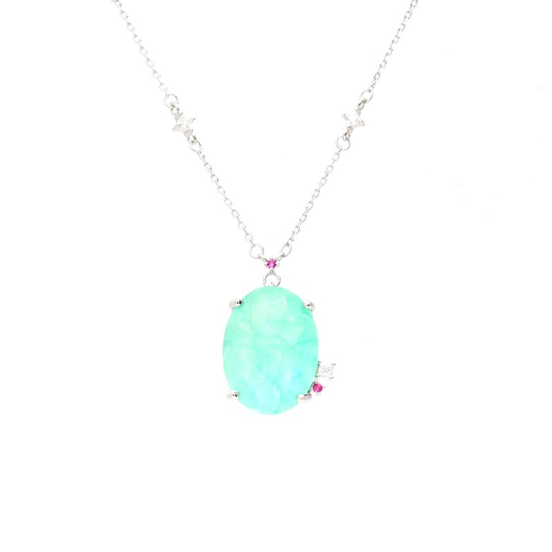 COLAR-FUSION-ESMERALDA-COLOMBIANA-ZIRCONIA-VERMELHA-ZIRCONIA-BRANCA-OVAL