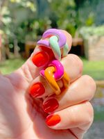 ANEL-ESMALTE-RESINA-ENTRELACADO-ENCAIXE--ROXO-VERDE-