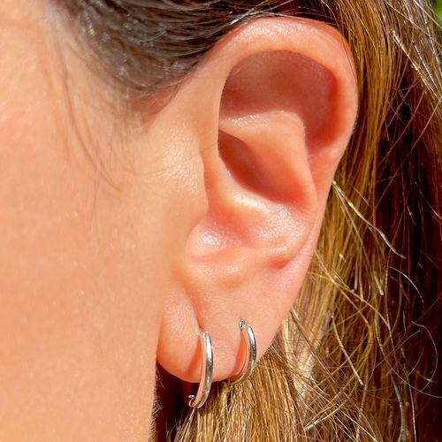 Brinco Argola 13,5 mm Prata 925