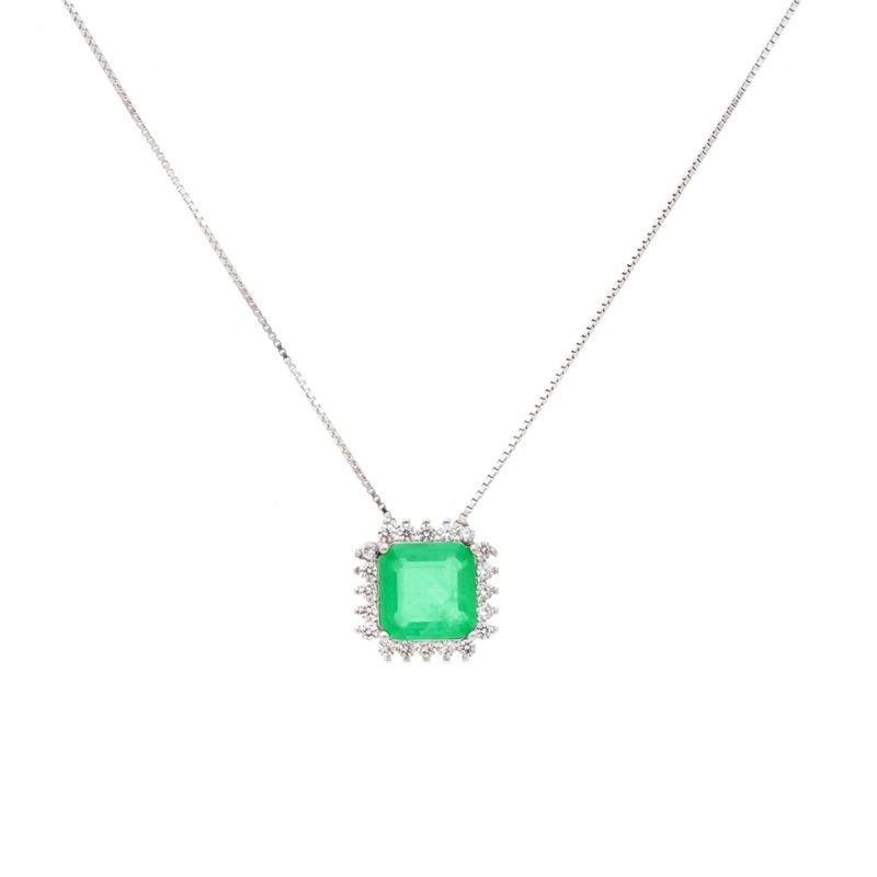 Colar-Retangulo-Bordado-Fusion-Esmeralda-Prata-925