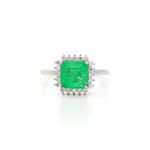 Anel-Solitario-Retangulo-Fusion-Esmeralda-Prata-925