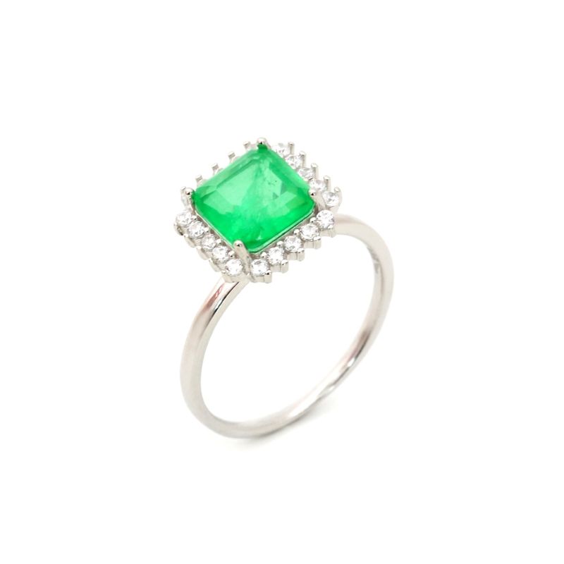 Anel-Solitario-Retangulo-Fusion-Esmeralda-Prata-925