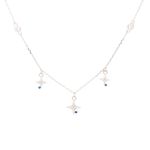 COLAR-ZIRCONIA-AZUL-ESCURO-ZIRCONIA-BRANCA-ESTELAS-PENDURADAS-50CM