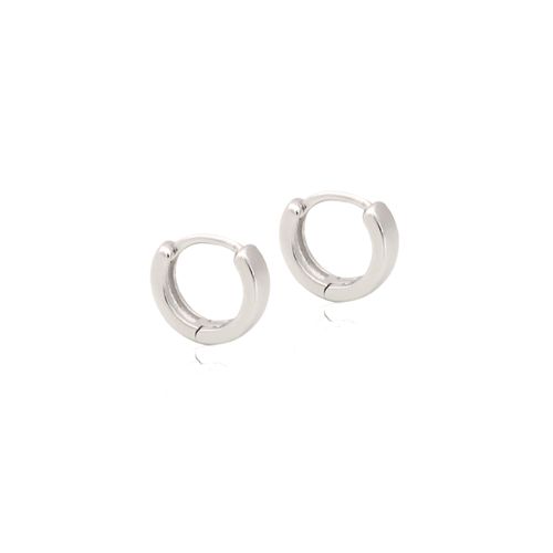 Brinco Argola Lisa 11 mm Prata 925
