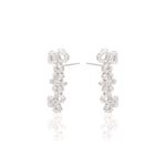 Brinco-Flores-Zirconia-Branca-Prata-925