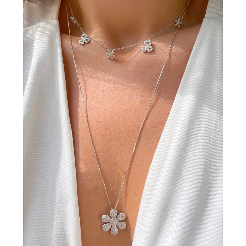 Colar-Flores-Zirconia-Branca-Prata-925