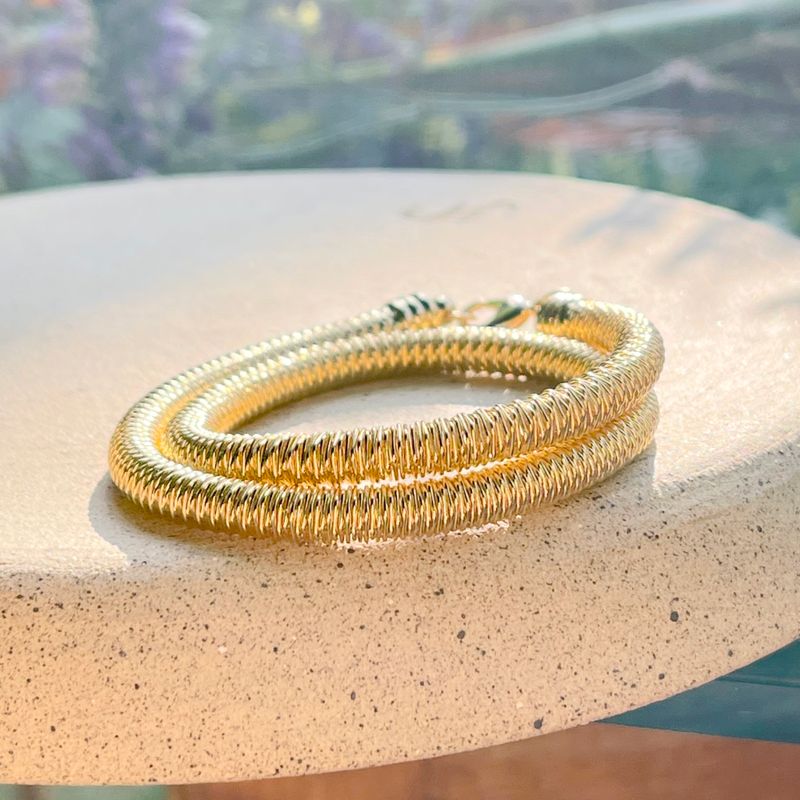 Pulseira-Mola-Lisa-Banho-de-Ouro-18K