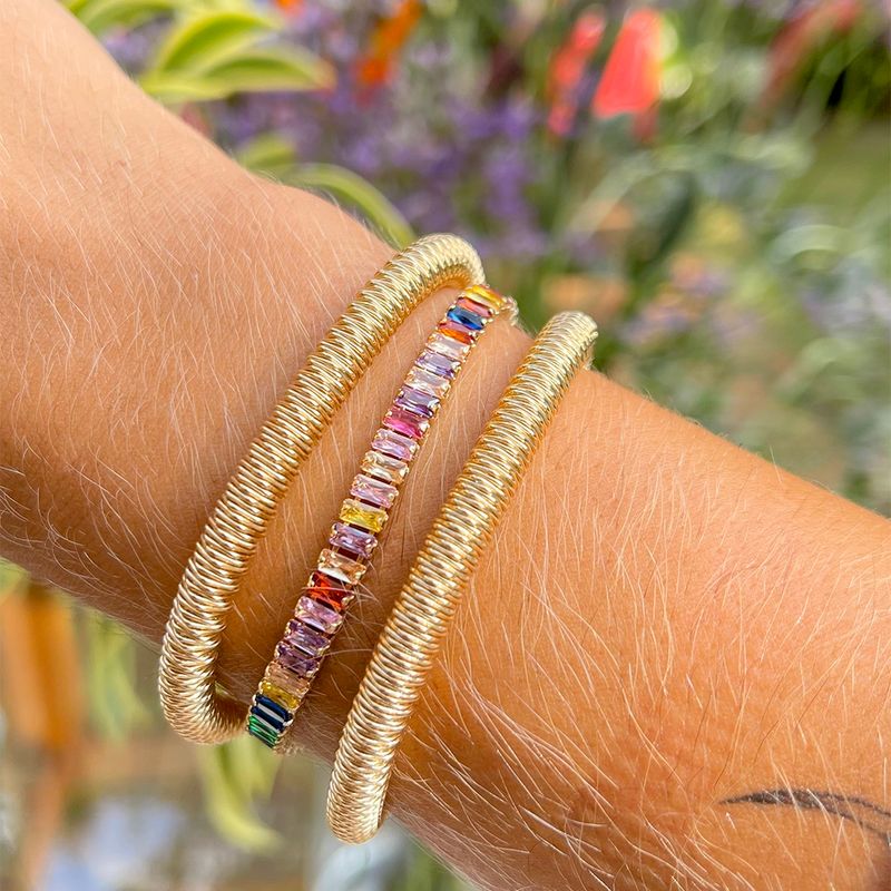 Pulseira-Mola-Lisa-Banho-de-Ouro-18K