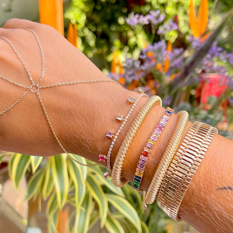 Pulseira-Mola-Lisa-Banho-de-Ouro-18K