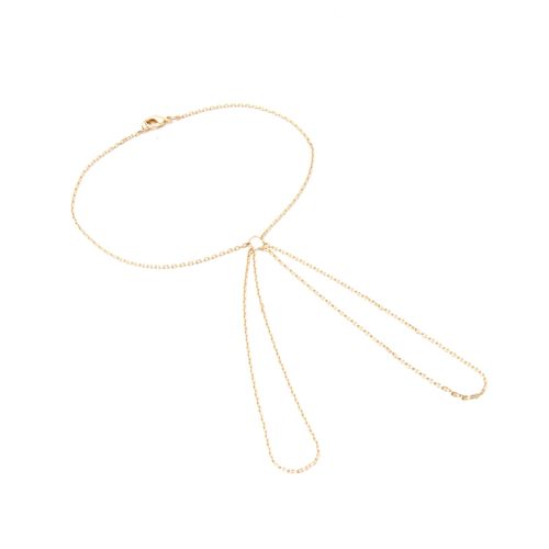 Pulseira folheado liso trevila 20cm (promoção 50%)