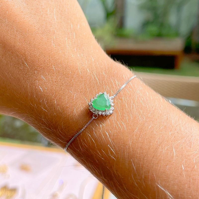 Pulseira-Fusion-Esmeralda-Coracao-Cravejado-Prata-925