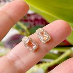 Brinco-Cristal-Podange-Retangular-Cravejado-Banho-de-Ouro-18K-