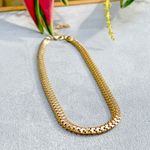 Colar-Liso-Achatado-Banho-de-Ouro-18K