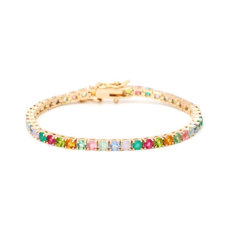 Pulseira-Riviera-Cristal-Citrino-Banho-de-Ouro-18K-