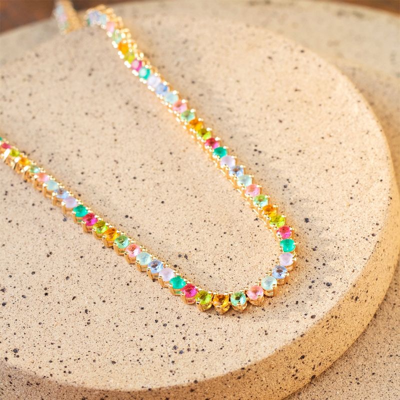 Colar-Riviera-Cristal-Citrino-Banho-de-Ouro-18K