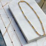 Colar-Riviera-Cristal-Citrino-Banho-de-Ouro-18K