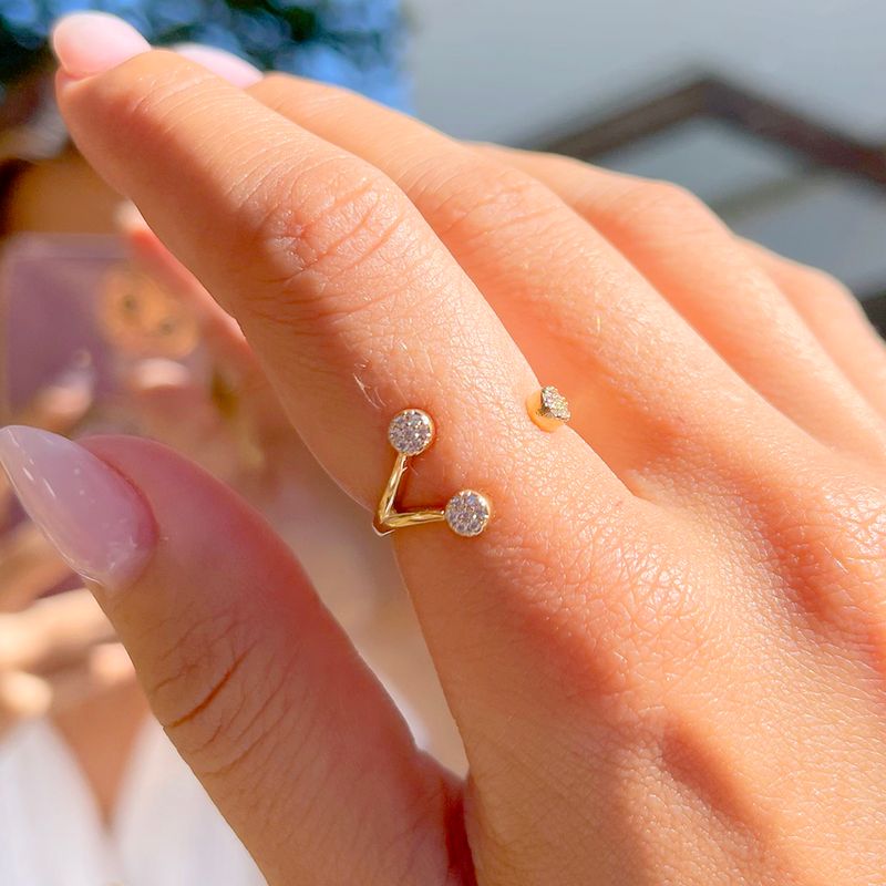 Anel-Trio-Redondo-Aberto-Zirconia-Branca-Banho-de-Ouro-18K