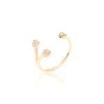 Anel-Trio-Redondo-Aberto-Zirconia-Branca-Banho-de-Ouro-18K