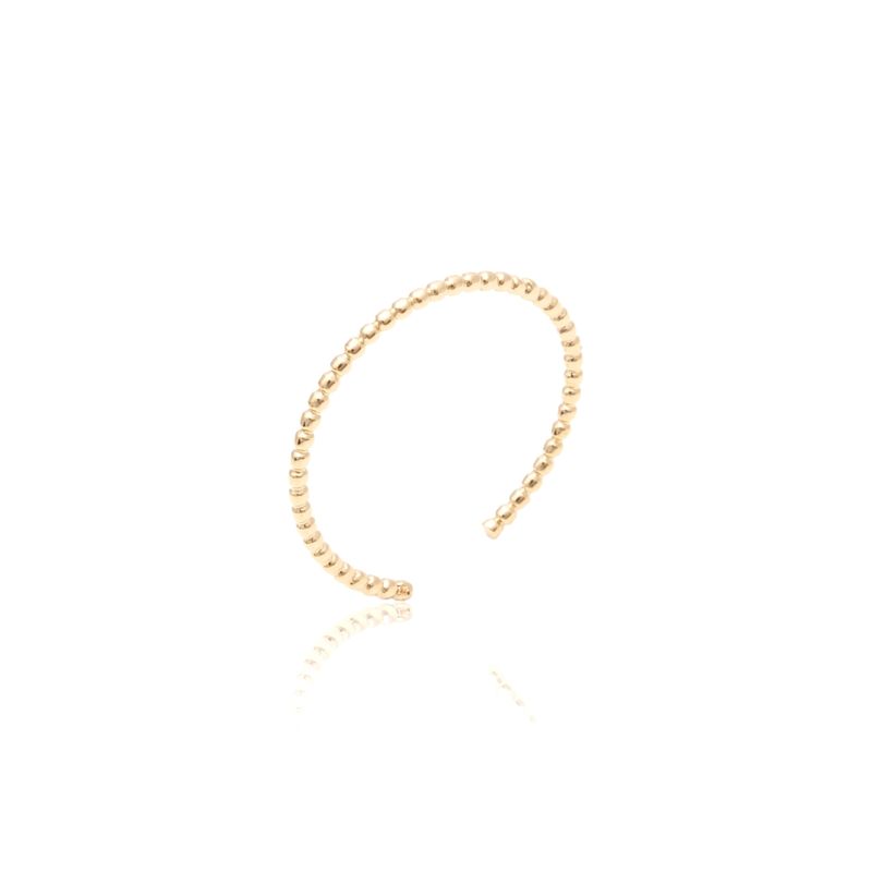 Anel-Liso-Kit-C-4---Gomos-Entrelacado-Bolinhas-Liso--Banho-de-Ouro-18K