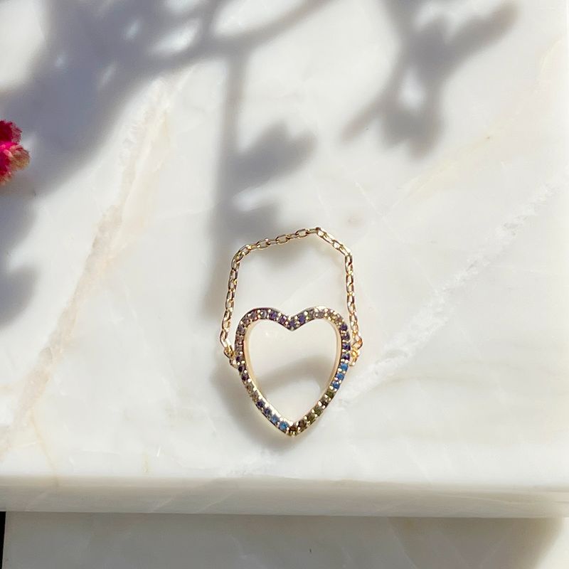 Anel-Coracao-Vazado-Zirconia-Colorida-Banho-de-Ouro-18K