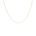 Colar-Pequeno-Liso-Malha-Bolinha-Banho-de-Ouro-18K