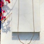 Colar-Liso-Malha-Bolinha-Banho-de-Ouro-18K