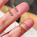 Brinco-Cristal-Ametista-Bolinhas-Banho-de-Ouro-18K
