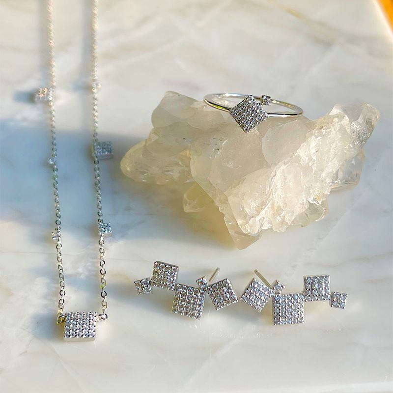 Anel-Quadrado-Zirconia-Branca-Prata-925